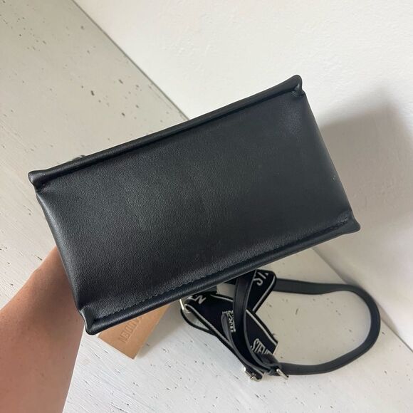 Steve Madden BNIKO-D Denim Tote Crossbody Bag - Blue/Black - NEW!! - Picture 9 of 15